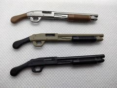 Pump Shotgun Short Type 1/12 Scale Gun Weapon Action Figure Accessory Force