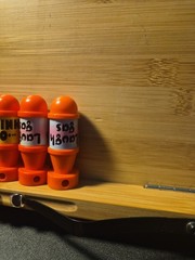 Vtg TMNT Turtle Wagon Van BLIMP Itchy/ Stink / Laugh/ Sleep BOMB missile Lot 4