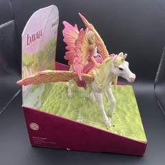 Schleich Fairy Feya with Pegasus Unicorn, 70568, 5-12 Yrs. ,New