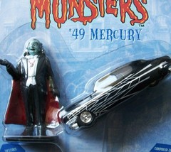 Grandpa Munster Figures Diecast Cars 1949 Mercury Lot of 2 Monster Hot Rods 1/64