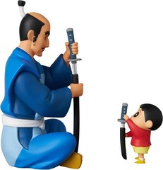 Crayon Shin-chan Series 5 Figure Samurai Gold Strike (Matabei And ShinChan) JPN