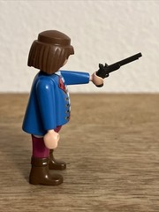 Playmobil Sailor W/ Gun & Blue Jacket 3”!Figure Geobra 2000 Abs Plastic Toy