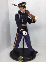 1/6 CUSTOMIZED HASBRO GI JOE HONOR GUARD TOMB OF UNKNOWN SOLDIER ARLINGTON+STAND