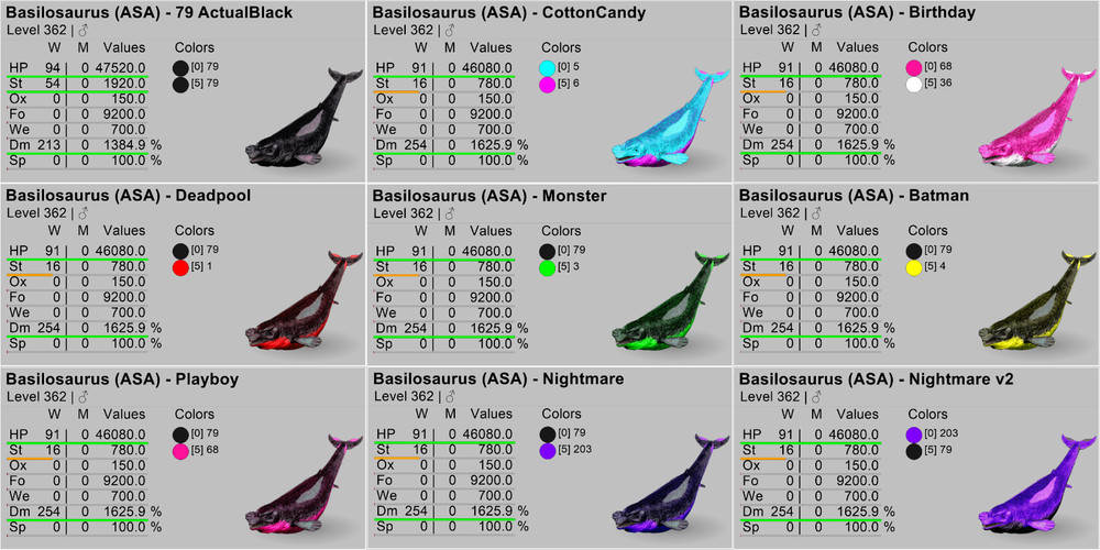 Ark Survival Ascended PVE Basilosaurus – Basilo TOP STATS