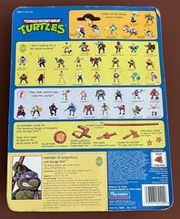Teenage Mutant NInja Turtles DONATELLO With Storage Shell 1991 SEE DESCRIPTION