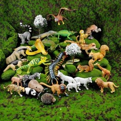 1pc Lizard Centipede Snake Squirrel Jungle Animal Miniature Art Toy Figure Doll
