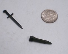 1/12 Scale WWII United States, Bayonet With Sheath, Crazy Figure