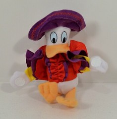 RARE 2000 Donald Duck 6″ McDonald’s EUROPE Plush Hand Puppet Disney Paris
