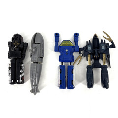 Vintage Transformers Gobots Bandai Toy Lot Pincher Dive Dive Machine Robo Tank