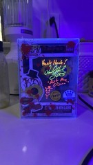 Funko Terrifier Art The Clown With Glasses Bloody Chase Signed By David Thornton