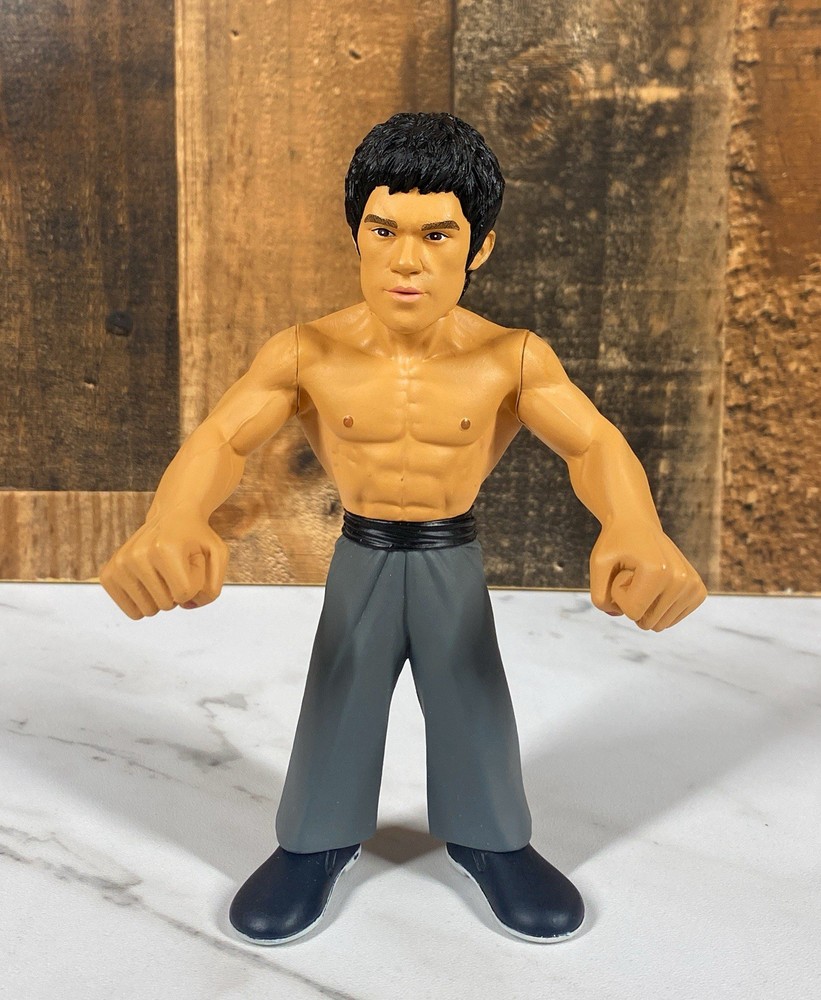 6″ Bruce Lee Fan Atiks Action Figure Round 5 Enter the Dragon Excellent Cond.