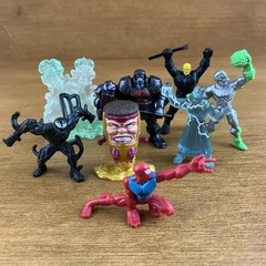 Marvel 500 Micro Figure Lot of 8 Mysterio Cosmic Cube Red Skull Scarlet Spider