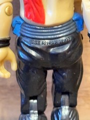 Vintage 1980s 3.75” Martial Arts Action Figure Bare Chest Red Sash Hong Kong