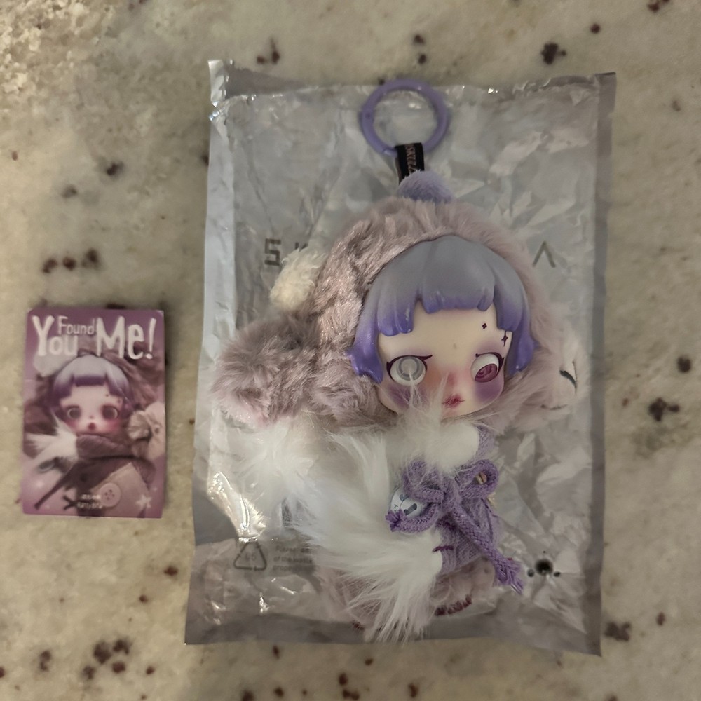 POP MART Skullpanda Ratty Bear You Found Me Plush Pendant Confirmed, Unopened