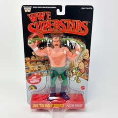 Mattel WWE Superstars Jake The Snake Roberts LJN Style Retro Figure Black card