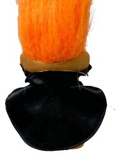 Troll by Russ Berrie and Company Plastic Halloween Vampire Spiked Orange Hair