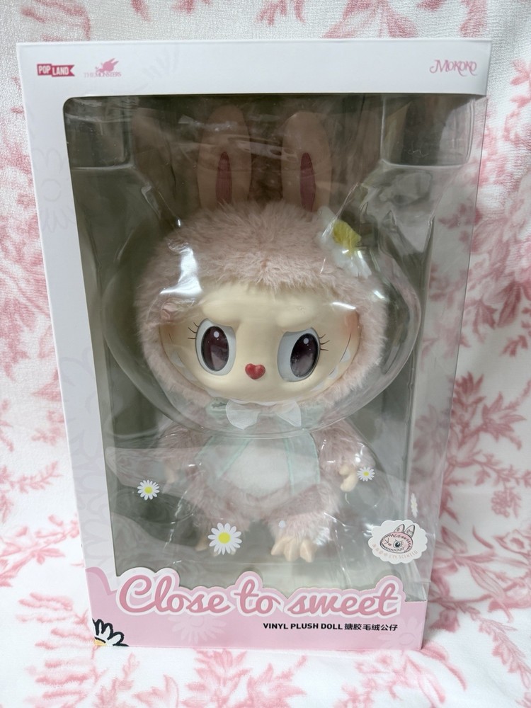 Pop Mart Labubu Mokoko Close to Sweet Vinyl Plush Doll PopLand Exclusive New