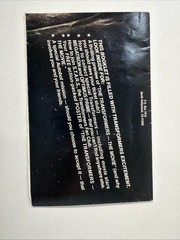 1986 Vintage Transformers The Movie G1 STARS Mailaway Poster Order Form