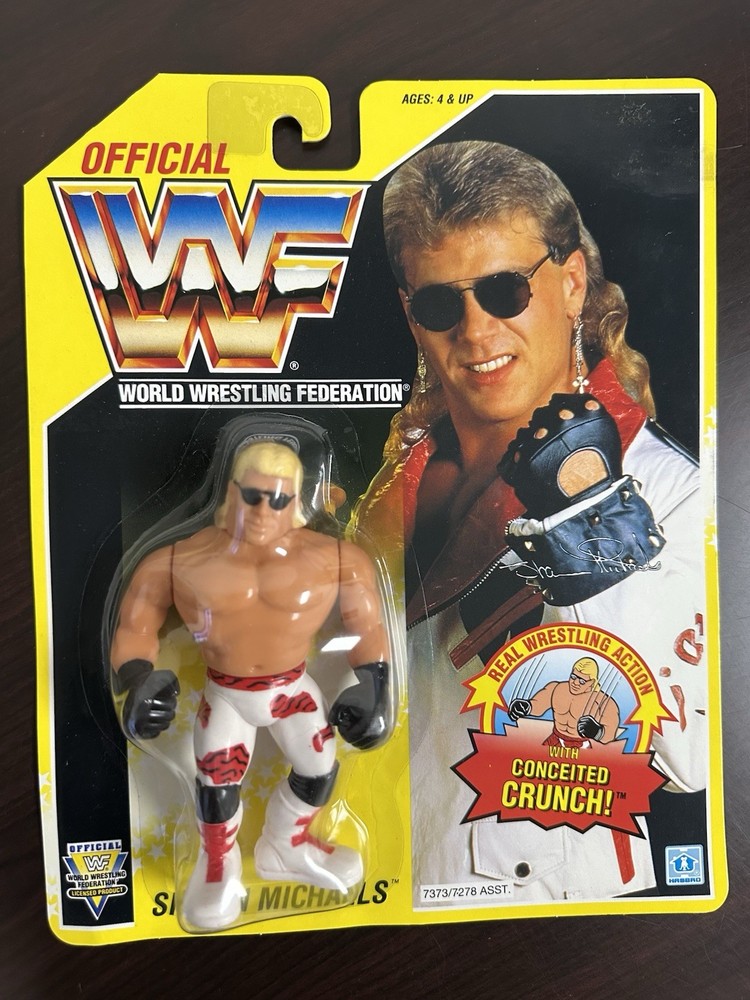 WWF Hasbro Shawn Michaels Yellow Card Series 7 1993