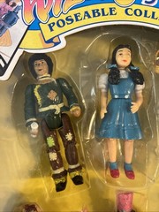 Wizard of Oz Action Figure Toys 50th Anniversary 1988 89 Turner Lot x 6 3.75”