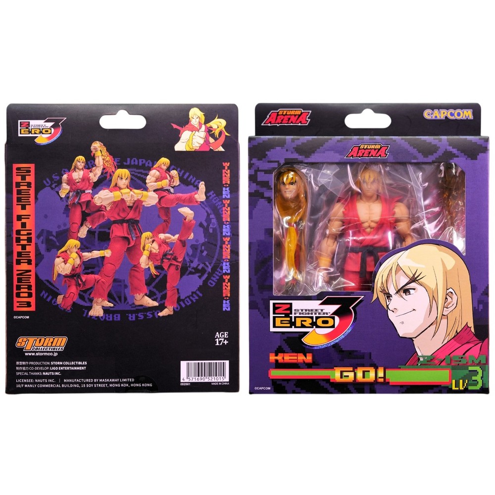 Storm Arena Collectibles 1/12 Ken Action Figure (Street Fighter Zero Alpha 3)