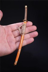 1/6 Scale Metal Japanese Katana Samurai Sword Model for 12″ Figure New