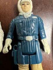 VINTAGE KENNER STAR WARS ESB 1980 HONG KONG LUKE & HAN HOTH LOT 100% COMPLETE