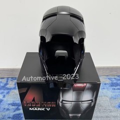 US SHIP Iron Man 1:1 MK5 Deformable Voice Control Wearable Helmet Matte Black