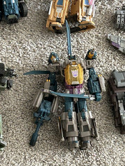 Warbotron WB01-05 3rd Party Bruticus/Combaticons Complete Loose No Box Display