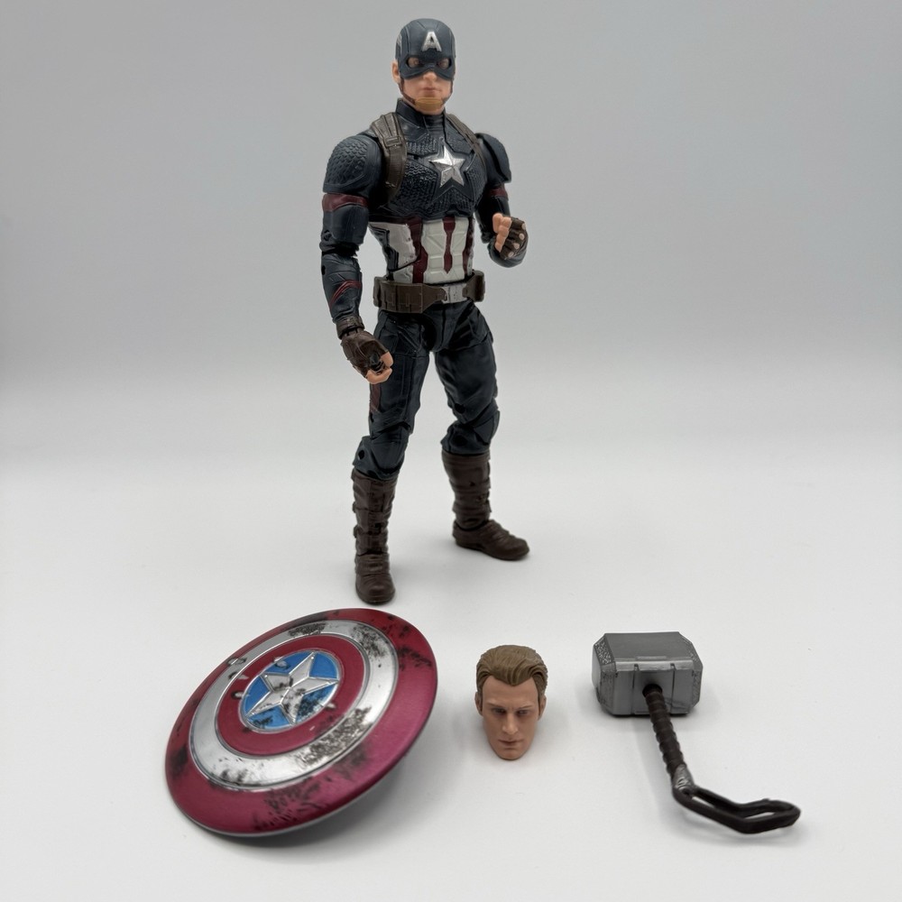 Marvel Legends Worthy Captain America Avengers Action Figure Loose Complete NICE