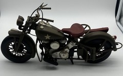 NEW RAY 1998 INDIAN CHIEF WWII US ARMY MILITARY 1/6 SCALE MOTORCYCLE