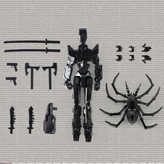 DIY Assembled Robot Model Kit – 13 Joint Spider Mecha Action Figure Toy for Kids