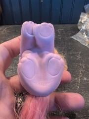 Vtg Little Pretty Kitty Heaven Heart RARE Mattel Show Offs Purple Pink Cat Toy