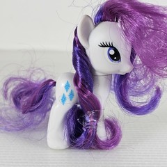 My Little Pony G4 Rarity Brushable Figure 3″ w/ Accessories & Pet Bird