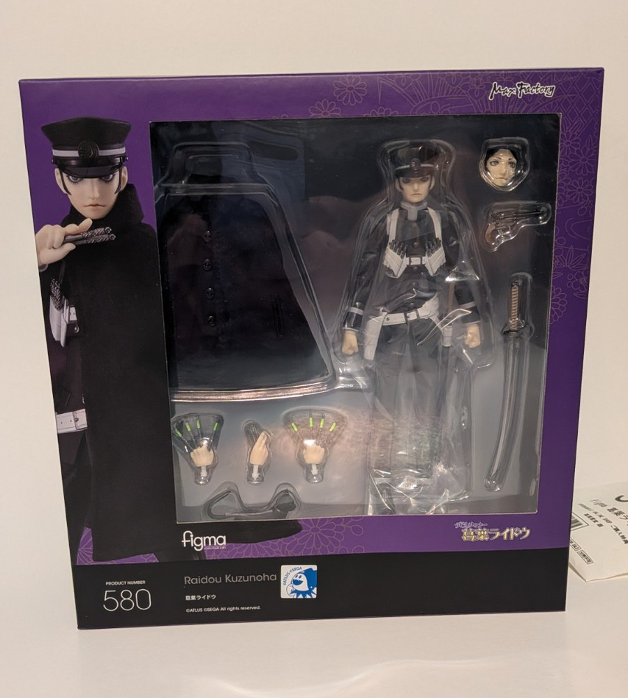 Max Factory figma 580 Raidou Kuzunoha Action Figure w/ Sword, Gun, Alt Head