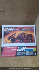 GI Joe Two Cobra Combat MSV and one Char Empty Replacement boxes G2U