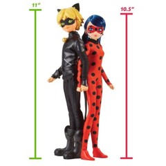 Miraculous Ladybug And Cat Noir Doll 2 Pack Mission Accomplished MLB Toy Sale