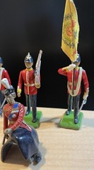 1984 Vintage Britania England Princess Anne & 1988 W. Britain Color Guard Figure