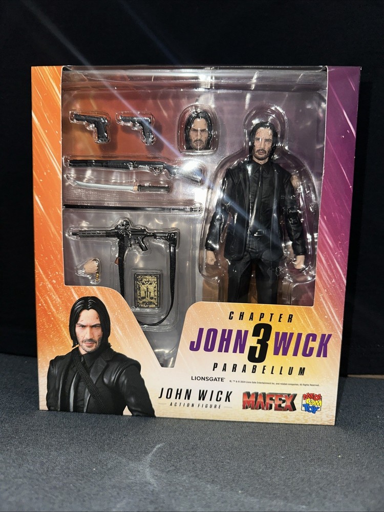 Medicom Toy MAFEX No.233 MAFEX JOHN WICK CHAPTER 3 Black Keanu Reeves PARABELLUM