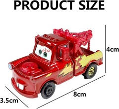 Mattel Disney Pixar Cars Toon Rustez Red Tow Mater Diecast Alloy Toy Boy Gift