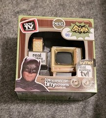 Tiny TV Batman Classics Real Working TV with Top Scenes From the Classic Batman