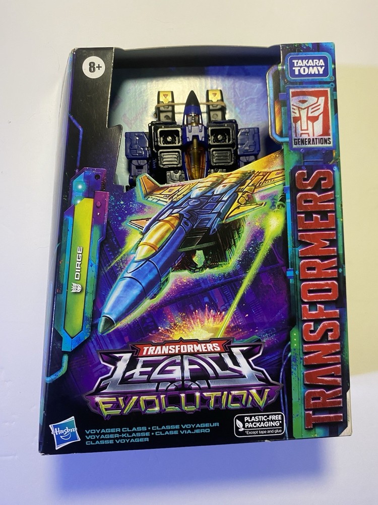 Transformers Legacy Evolution Dirge Voyager Class Figure Hasbro Seeker Jet NIB