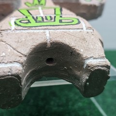 MAD*L Ceramic/Brick Qube 5″ 1/1 Signed by Jeremy Madl