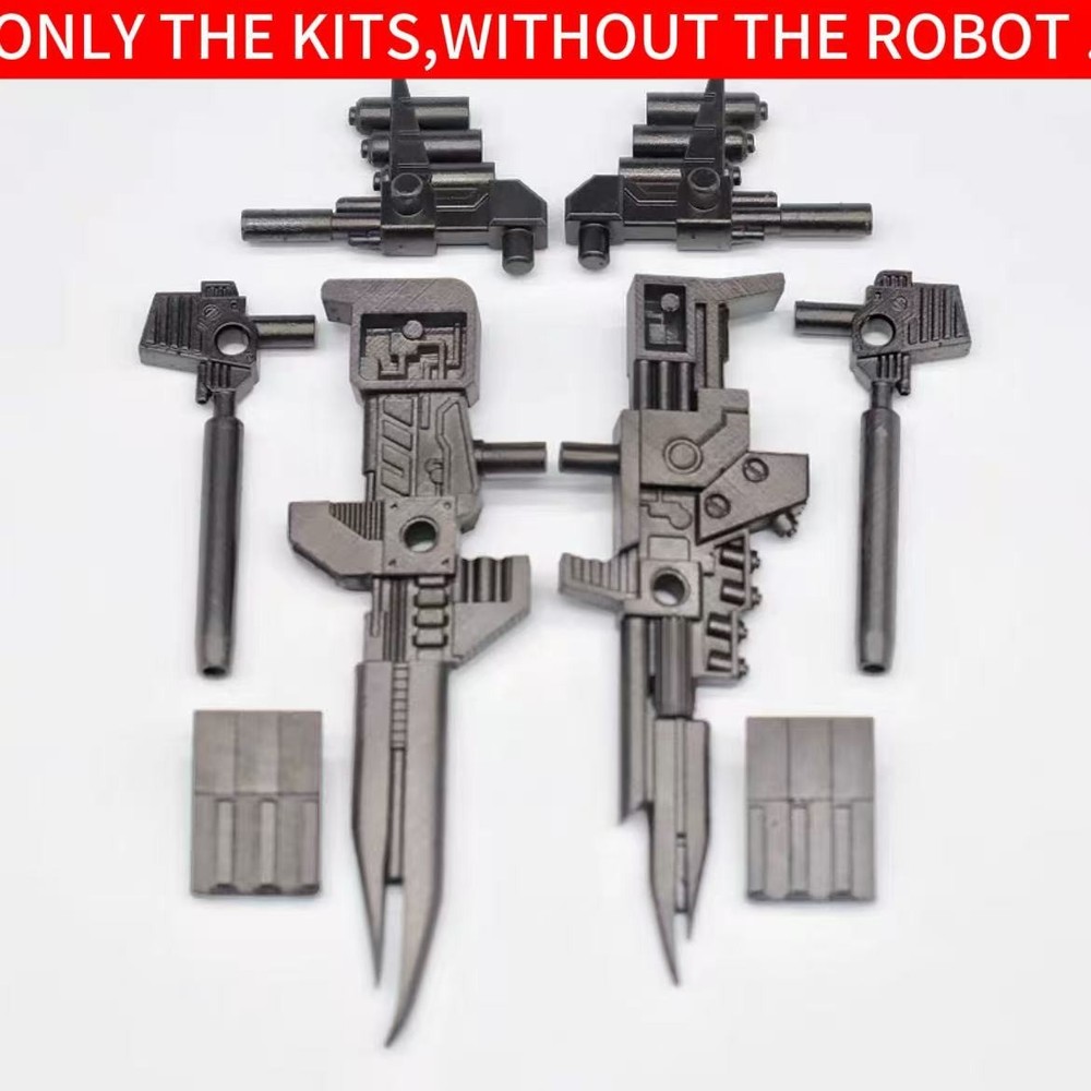 DIY 3D Printed Weapon Upgrade Kit – Guns for Titan-Style Leader Robot Models