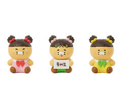 Kakao Friends Choonsik Naughty Mini Figure 3pcs Set – Retro TV Edition