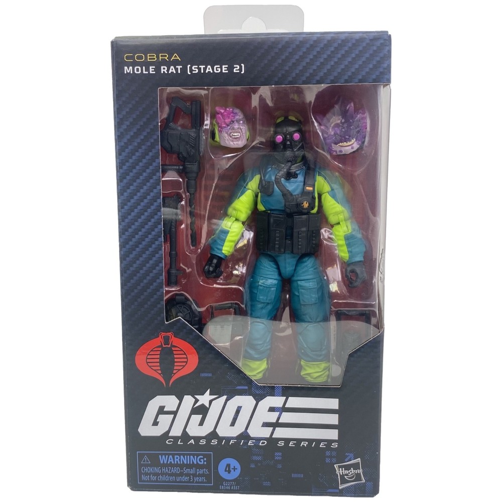 GI Joe Classified Series Mole Rat (Stage 2) 6″ Action Figure 2026 Hasbro Sealed