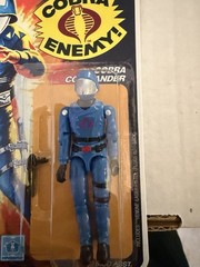gi joe cobra commander 1982 Mickey Mouse Recarded Reproduction Card
