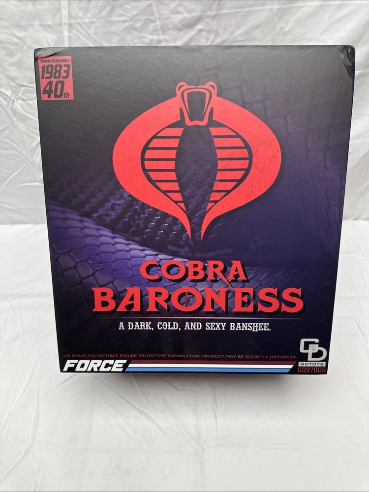 GDTOYS GD97009 1/6Cobra Baroness11.5″ Female Action Figure Model(OPEN BOX)33Pcs