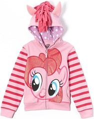 Girls My Little Pony Pinky Pie Hoodie, Cotton, Side Pockets