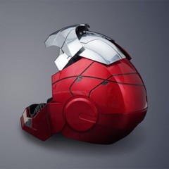 US STOCK AUTOKING Iron Man MK5 Helmet 1:1 Voice-controlled Wearable Cosplay Prop